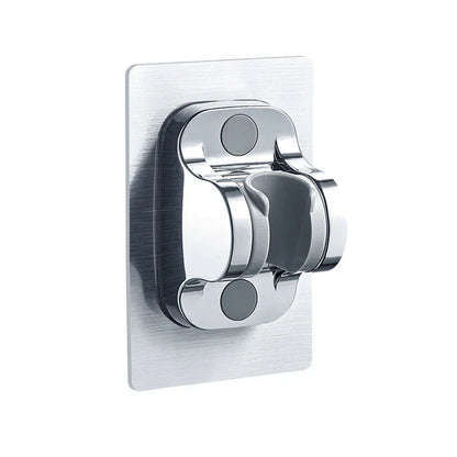 Premium high-pressure shower head with 5-speed supercharged spray patterns, large water output, and modern minimalist design
