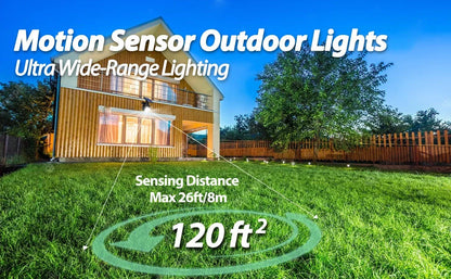 Premium outdoor solar light with advanced motion sensor for gardens, patios, and courtyards