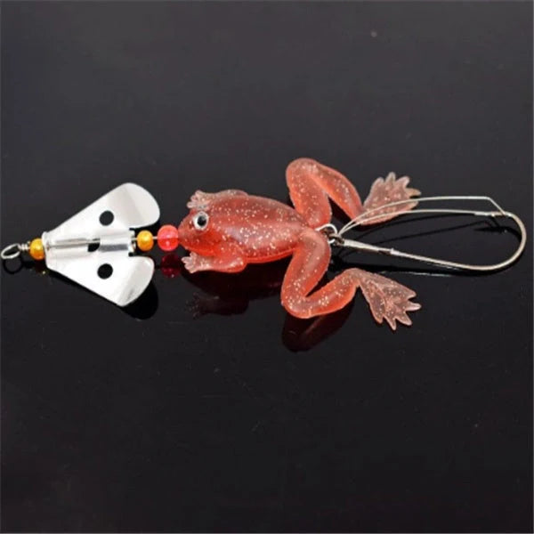 Road bait biomimetic fake bait with anti-hanging bottom hook