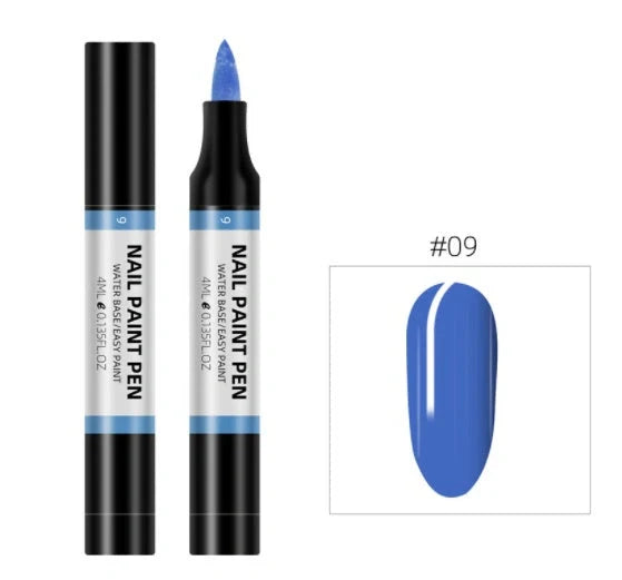 24 colour nail polish painting pen set for 3D nail art designs