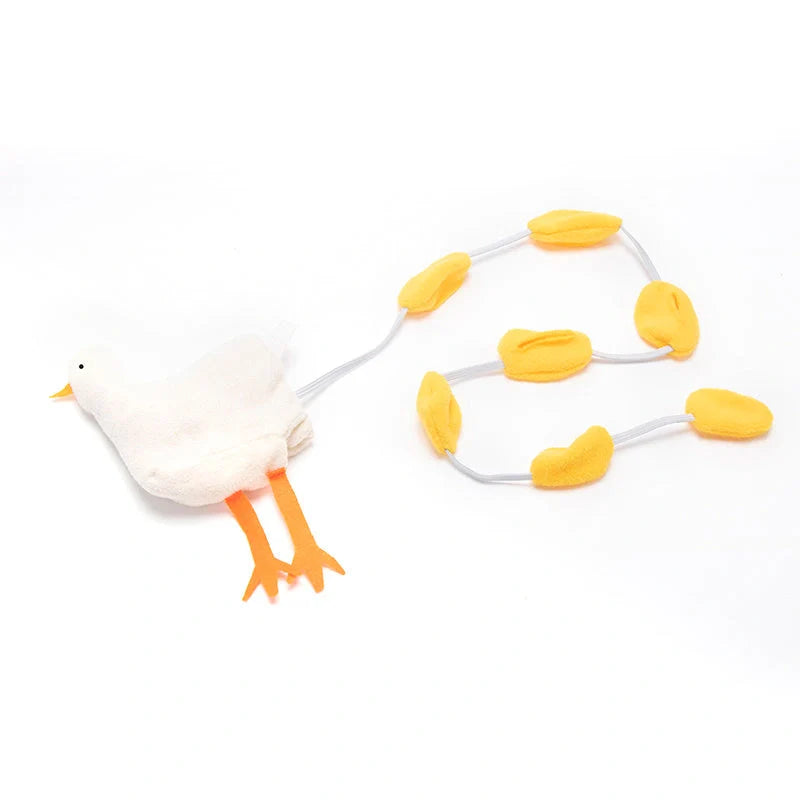 Polar fleece dog foraging toy for slow eating and mental stimulation