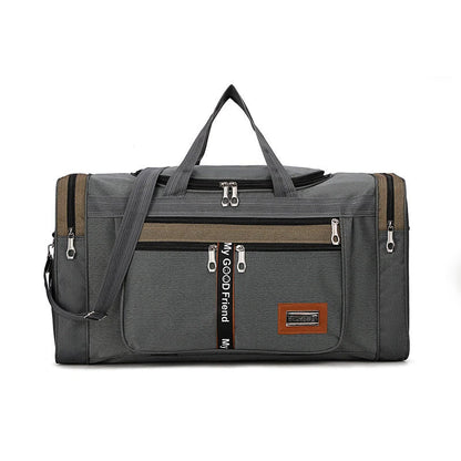Large capacity travel duffel bag made of premium Oxford fabric, available in multiple colours