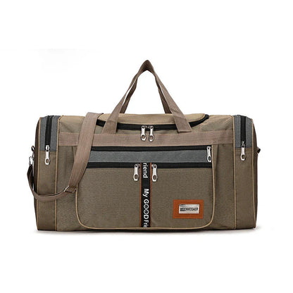 Large capacity travel duffel bag made of premium Oxford fabric, available in multiple colours
