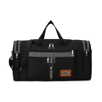 Large capacity travel duffel bag made of premium Oxford fabric, available in multiple colours