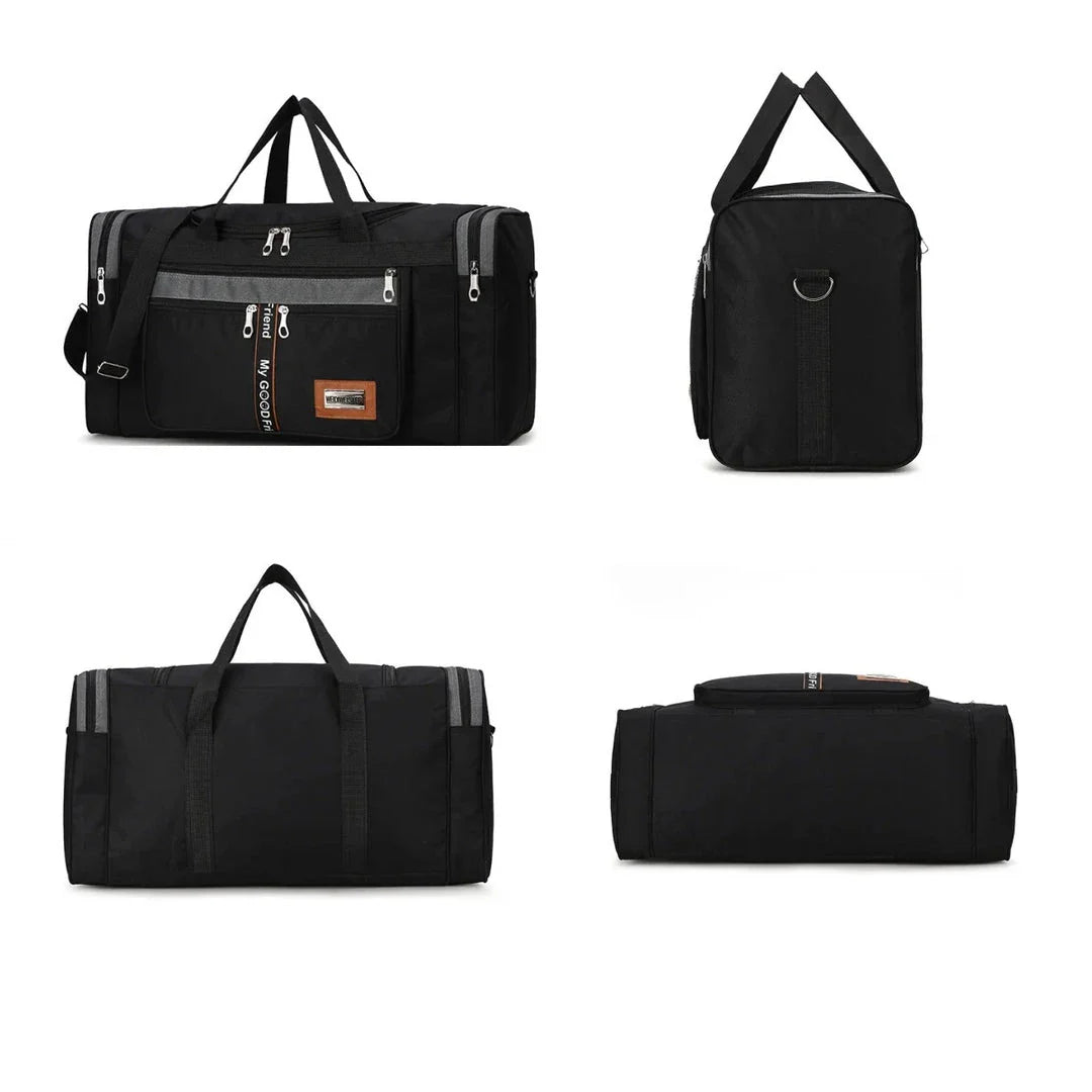 Large capacity travel duffel bag made of premium Oxford fabric, available in multiple colours