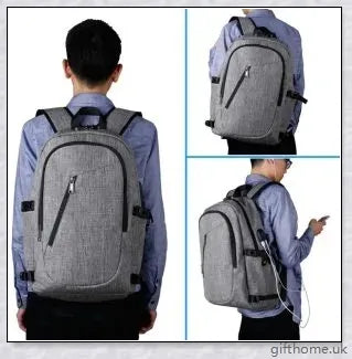 Premium Business Computer Backpack made from durable Oxford cloth with dedicated laptop compartment and organised interior pockets