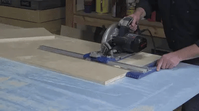 Heavy Duty Circular Table Saw Guide Rail Track - Precision Cutting Tool for Woodworking Projects