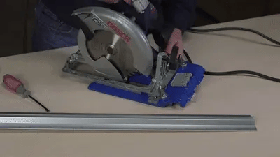 Heavy Duty Circular Table Saw Guide Rail Track - Precision Cutting Tool for Woodworking Projects