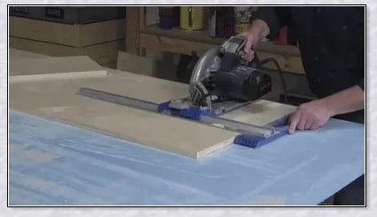 Heavy Duty Circular Table Saw Guide Rail Track - Precision Cutting Tool for Woodworking Projects