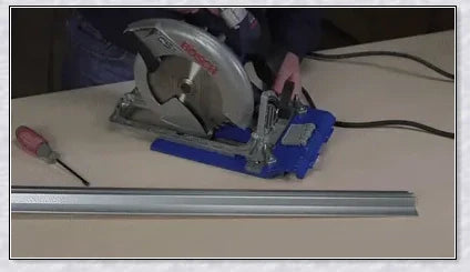Heavy Duty Circular Table Saw Guide Rail Track - Precision Cutting Tool for Woodworking Projects