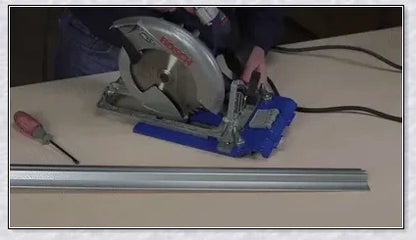 Heavy Duty Circular Table Saw Guide Rail Track - Precision Cutting Tool for Woodworking Projects