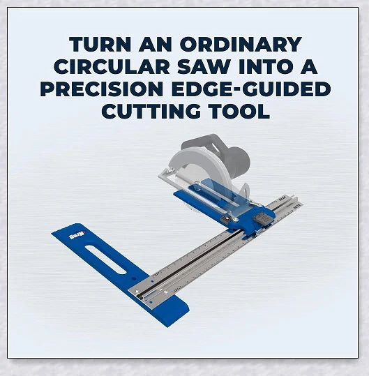 Heavy Duty Circular Table Saw Guide Rail Track - Precision Cutting Tool for Woodworking Projects