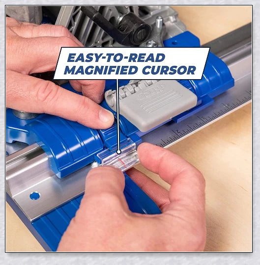 Heavy Duty Circular Table Saw Guide Rail Track - Precision Cutting Tool for Woodworking Projects