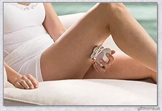 Premium 18-karat gold-plated Finishing Touch Flawless Legs Hair Remover for smooth, flawless legs