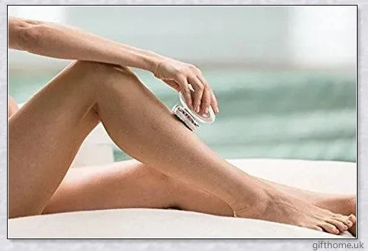 Premium 18-karat gold-plated Finishing Touch Flawless Legs Hair Remover for smooth, flawless legs