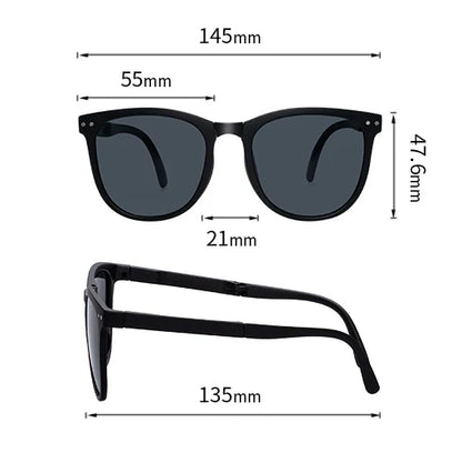 A pair of stylish, anti-ultraviolet sunglasses in a range of colours, featuring premium TAC lenses and durable TR90 frames.