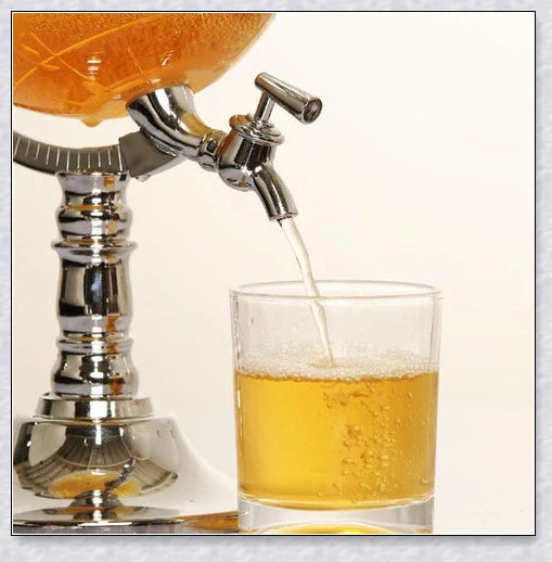 Whiskey Globe Decanter - An Artfully Crafted Spirits Decanter with a World Globe Design