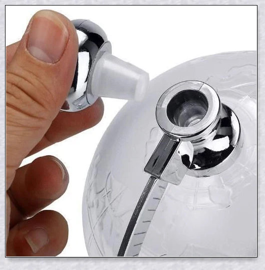 Whiskey Globe Decanter - An Artfully Crafted Spirits Decanter with a World Globe Design