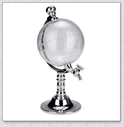 Whiskey Globe Decanter - An Artfully Crafted Spirits Decanter with a World Globe Design