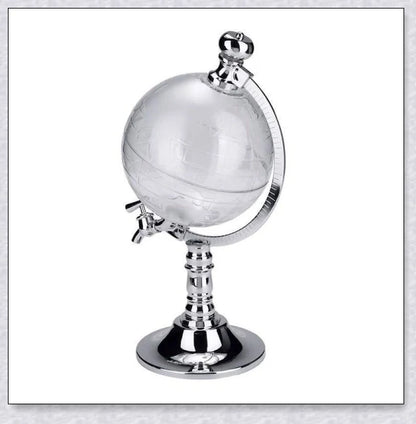 Whiskey Globe Decanter - An Artfully Crafted Spirits Decanter with a World Globe Design