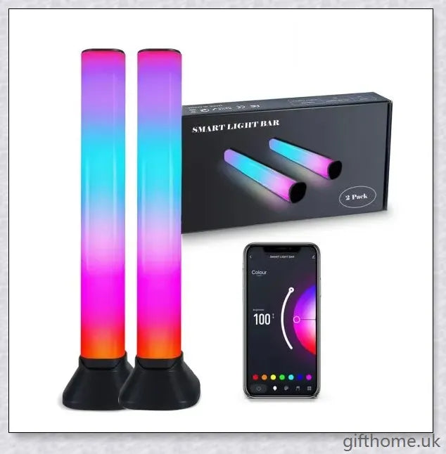 Bluetooth RGB Music Atmosphere Light with adjustable height and aluminium alloy construction