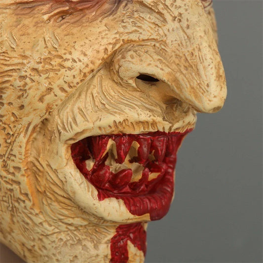 High-quality latex mask featuring the chilling visage of Lucifer, the Prince of Darkness, for cosplay, Halloween, and other dark-themed occasions.