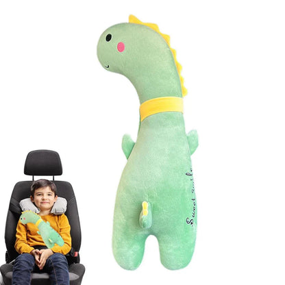 Colourful cartoon-themed car safety belt cushion pads providing comfort and support for car rides