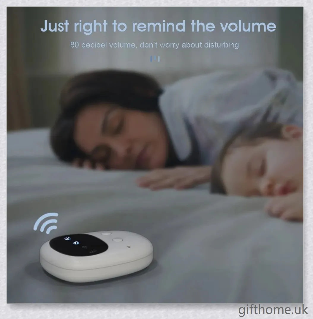 Anti Bedwetting And Dampness Alarm with wireless design and multiple reminding methods for children and the elderly