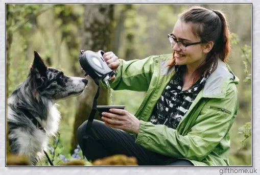 Essential Leash - Multi-Functional Dog Leash with Built-In Water Bottle, Bowl, and Waste Bag Dispenser
