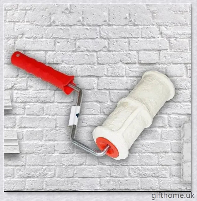 Brick Pattern Paint Roller - Effortlessly transform walls and surfaces with this decorative tool