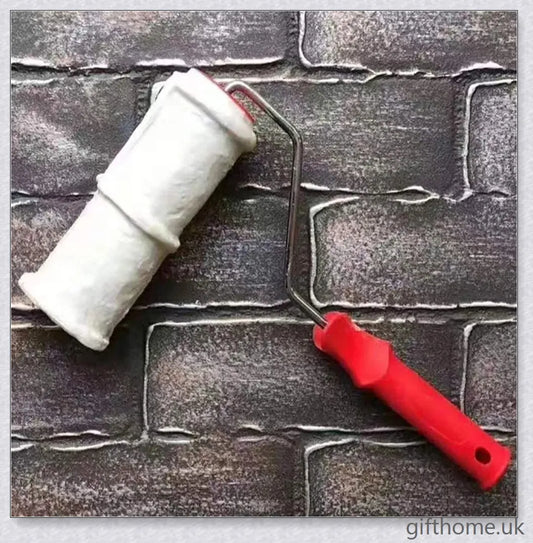 Brick Pattern Paint Roller - Effortlessly transform walls and surfaces with this decorative tool