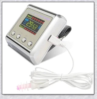 The Hypertension Laser Therapy Watch, a cutting-edge device that uses low-intensity laser therapy to improve blood circulation and manage hypertension.