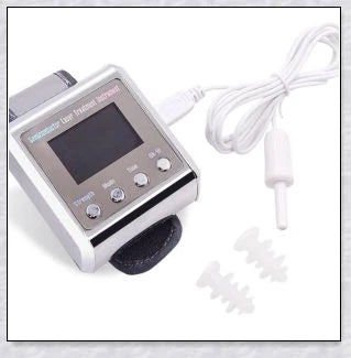 The Hypertension Laser Therapy Watch, a cutting-edge device that uses low-intensity laser therapy to improve blood circulation and manage hypertension.