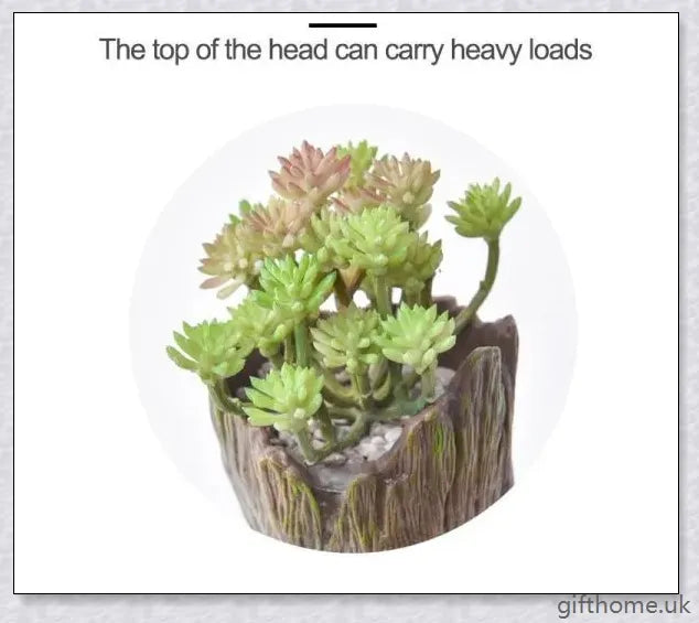 Decorative Groot-themed ceramic planter pot for displaying houseplants or organising desks