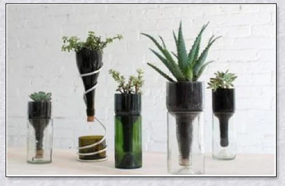 Premium bottle cutter with tungsten carbide steel cutting wheel for creating unique glassware from recycled bottles