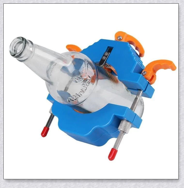 Premium bottle cutter with tungsten carbide steel cutting wheel for creating unique glassware from recycled bottles