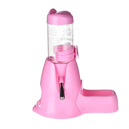 An orange hamster watering device with a capacity of 585 ml, designed for reliable and long-lasting hydration of small pets.