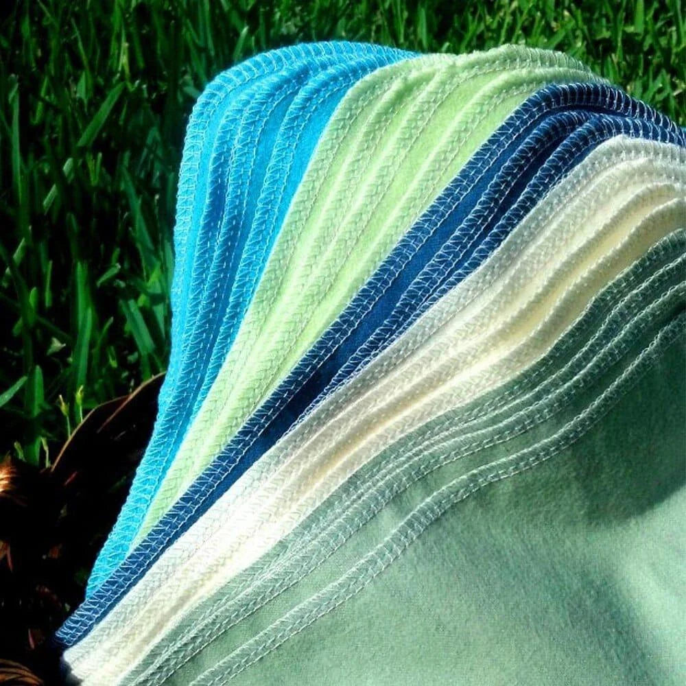 Premium cotton eco-friendly soft cleaning cloth with superior absorbency and lint-free design