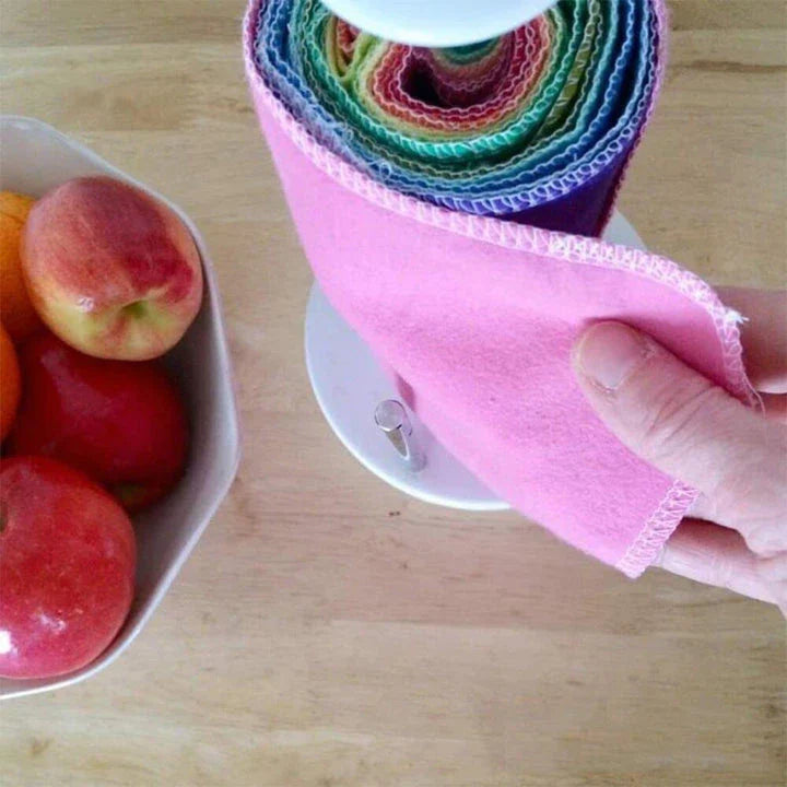 Premium cotton eco-friendly soft cleaning cloth with superior absorbency and lint-free design
