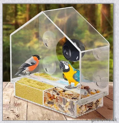 Bird Buddy Smart Bird Feeder With Camera - Observe wild birds in your backyard with this motion-activated camera feeder
