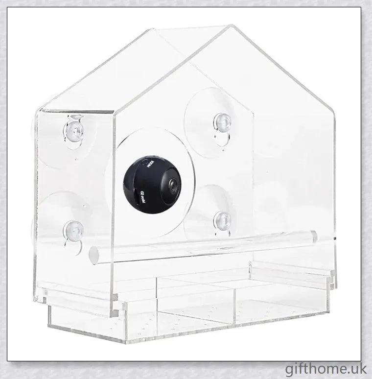 Bird Buddy Smart Bird Feeder With Camera - Observe wild birds in your backyard with this motion-activated camera feeder