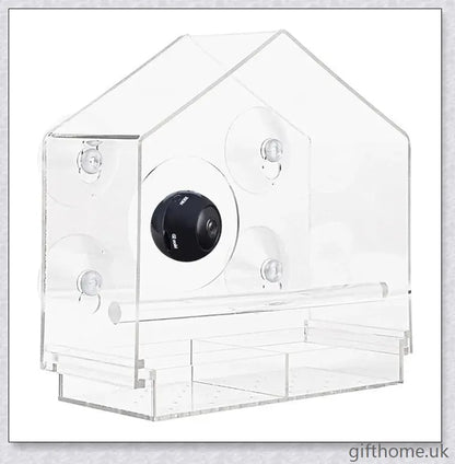 Bird Buddy Smart Bird Feeder With Camera - Observe wild birds in your backyard with this motion-activated camera feeder