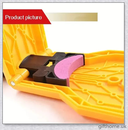 A high-quality chainsaw teeth sharpener made of premium ABS plastic, designed for easy and safe use.