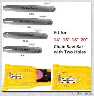 A high-quality chainsaw teeth sharpener made of premium ABS plastic, designed for easy and safe use.