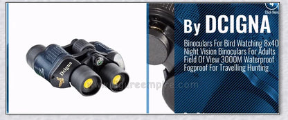 Military-Grade Night Vision Binoculars Goggles with 60x magnification and advanced anti-fog, waterproof features