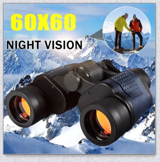 Military-Grade Night Vision Binoculars Goggles with 60x magnification and advanced anti-fog, waterproof features