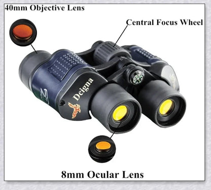 Military-Grade Night Vision Binoculars Goggles with 60x magnification and advanced anti-fog, waterproof features