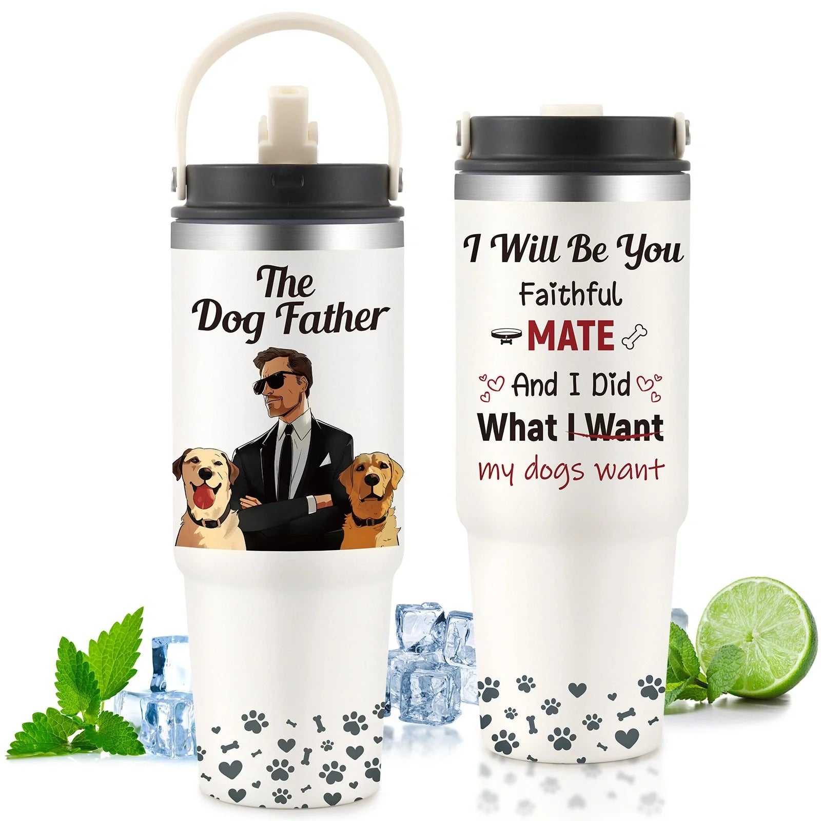 Premium 30oz stainless steel drinking cup, perfect for keeping beverages hot or cold
