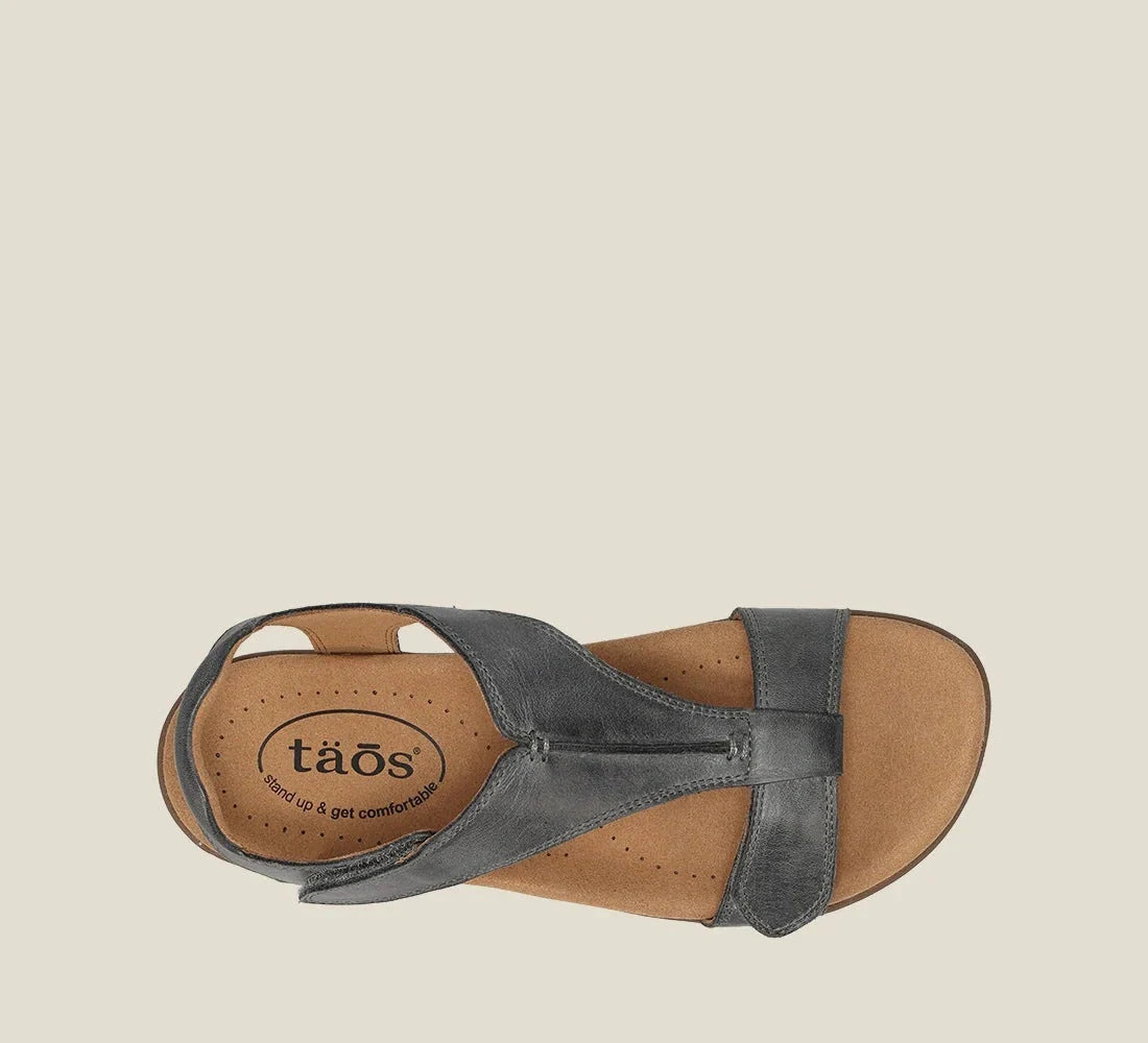 Women's platform wedge sandals with Velcro straps and thick soles in various colours