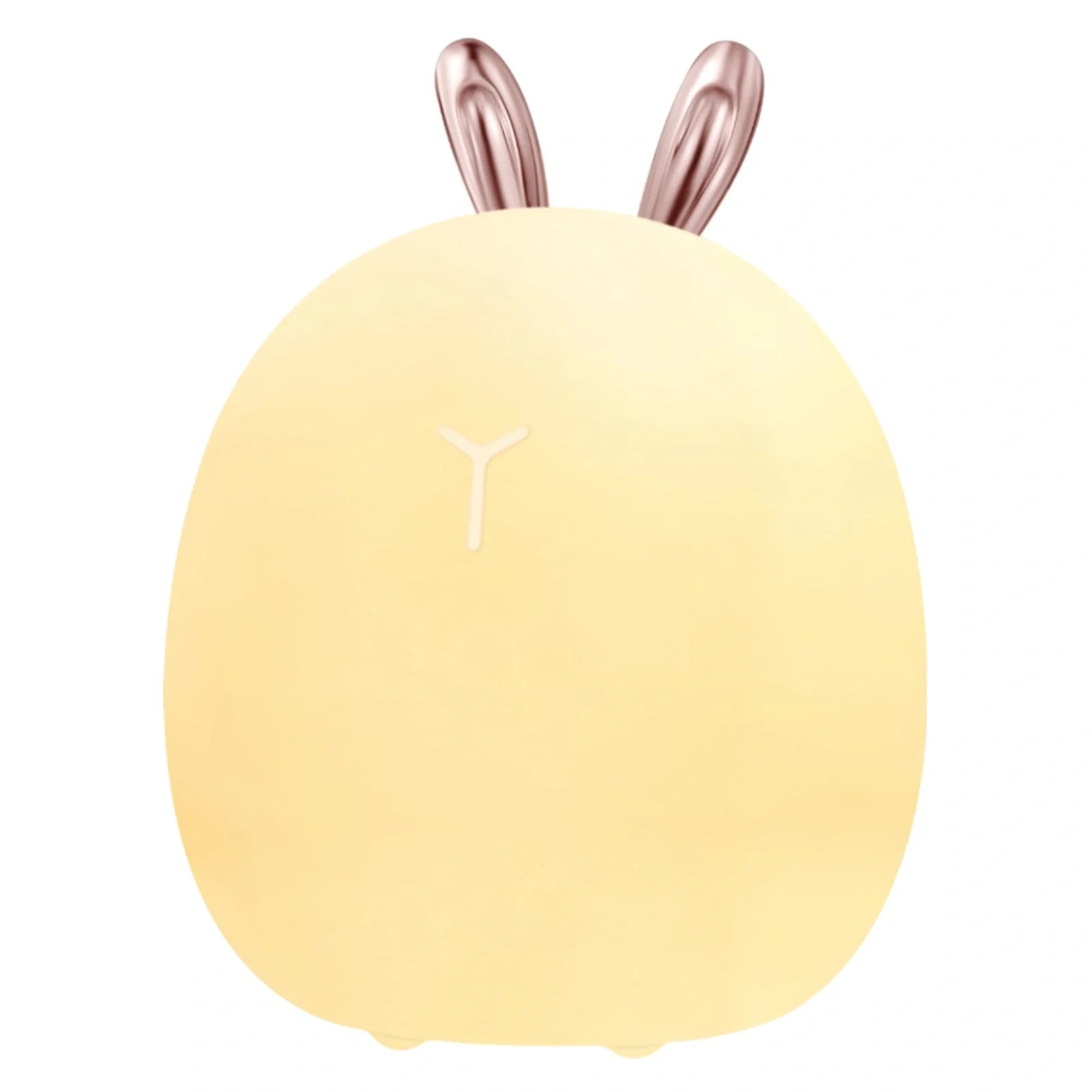 Adjustable silicone night light for baby feeding with deer and rabbit designs